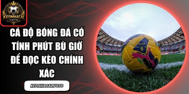 Cá Độ Bóng Đá Có Tính Phút Bù Giờ Để Đọc Kèo Chính Xác 6 Cá độ bóng đá có tính phút bù giờ
