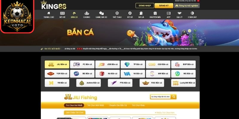 King88 – Sân Chơi Cá Cược Trực Tuyến Uy Tín và An Toàn 2 Bắn cá với kho game đa dạng