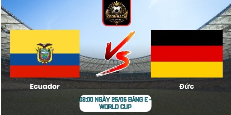 Ecuador vs Đức